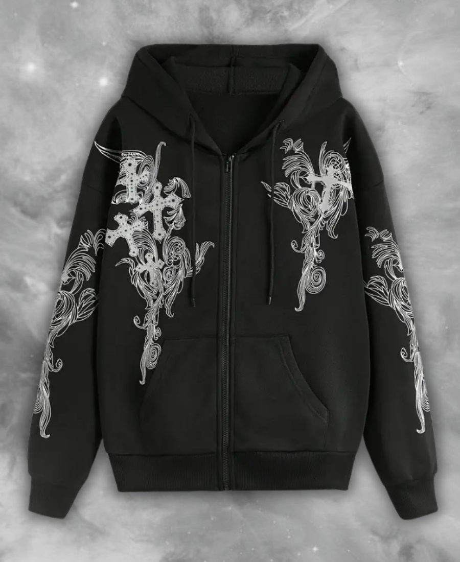 Authentic Vitality Zip-Up Hoodie