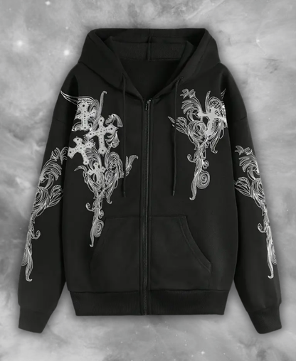 Authentic Vitality Zip-Up Hoodie