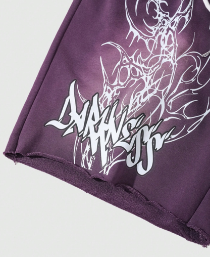 Darkness Purple-B Şort