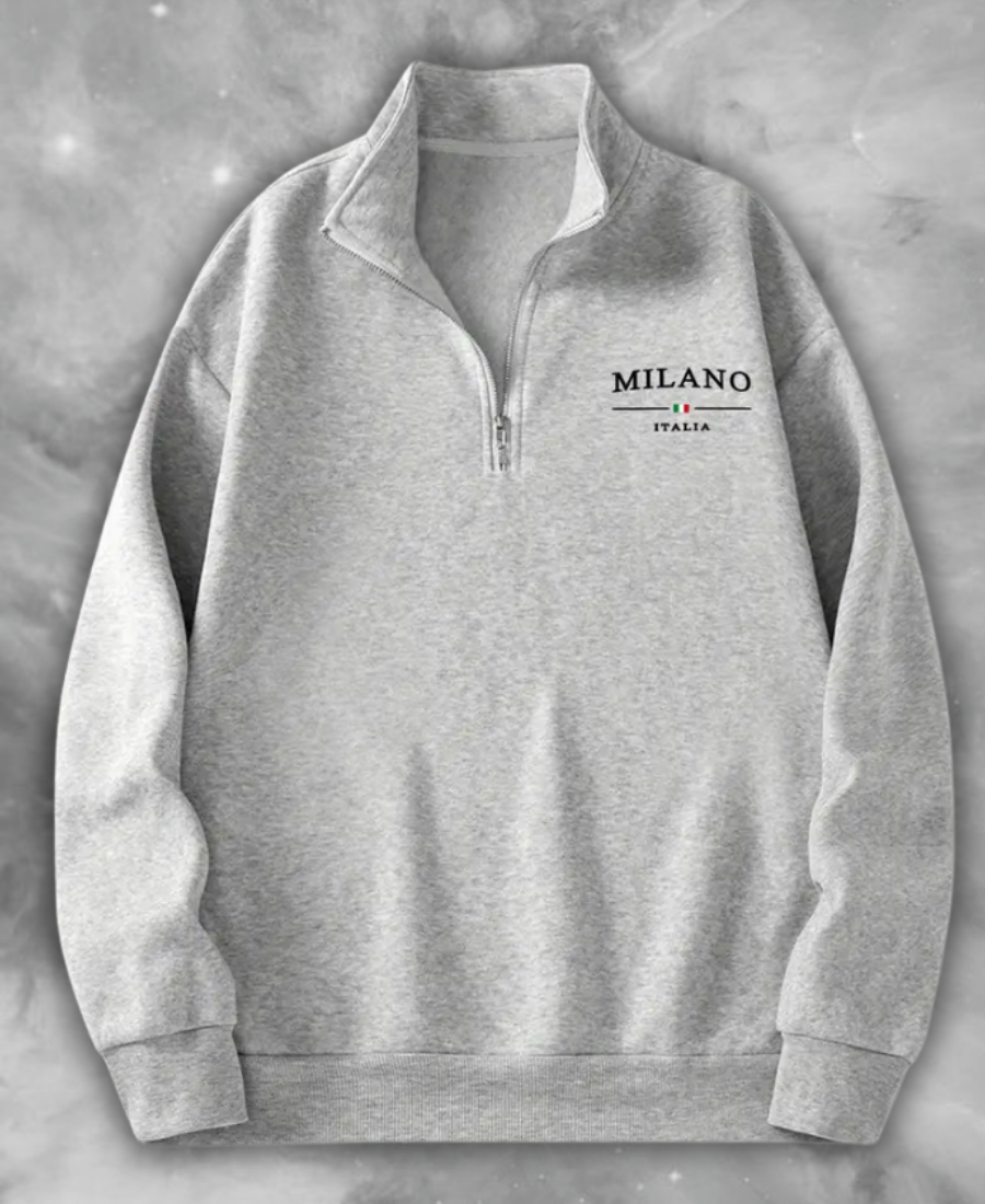 Milano Italy Half-Zip Sweatshirt
