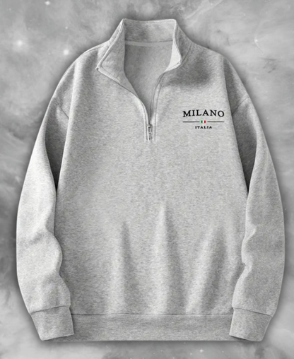 Milano Italy Half-Zip Sweatshirt
