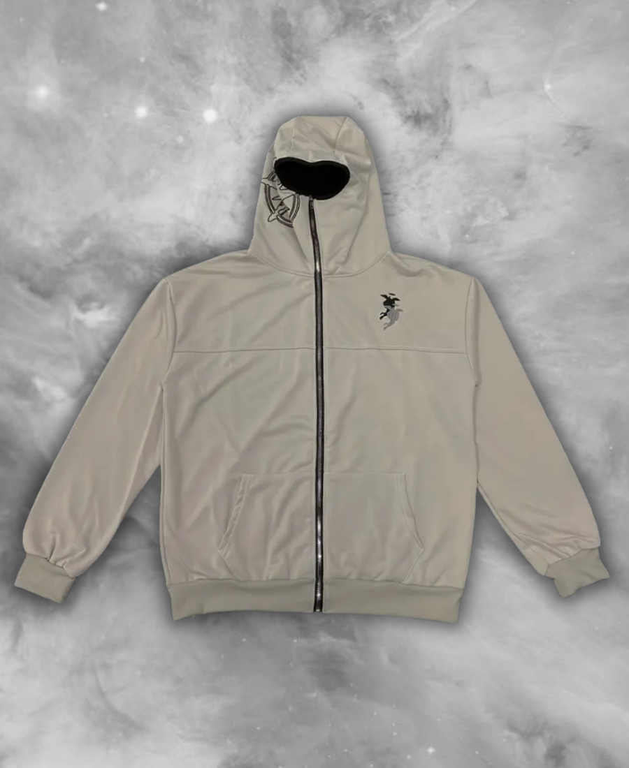 Angel Polo Zip-Up Hoodie