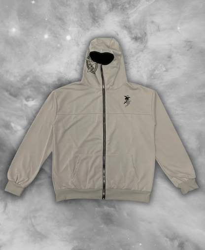 Angel Polo Zip-Up Hoodie