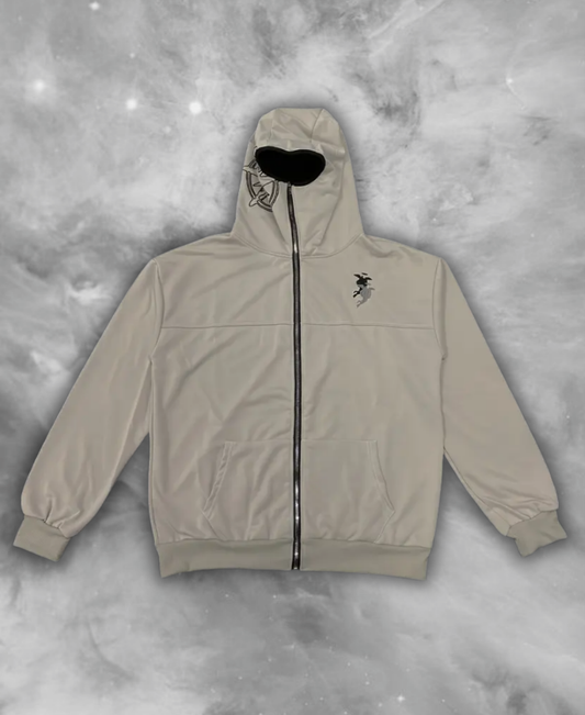 Angel Polo Zip-Up Hoodie