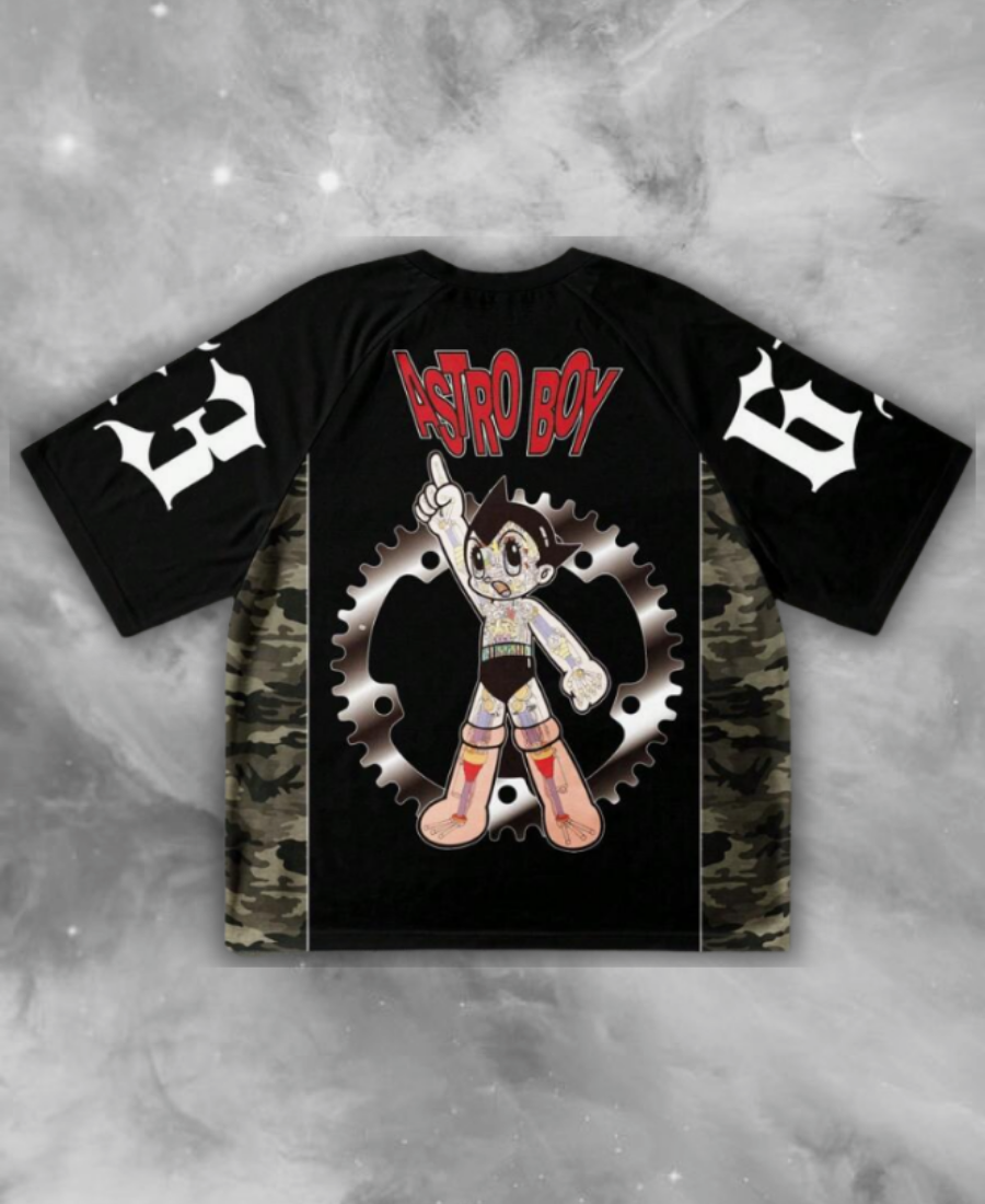 ASTROBOY Camouflage Jersey Tee