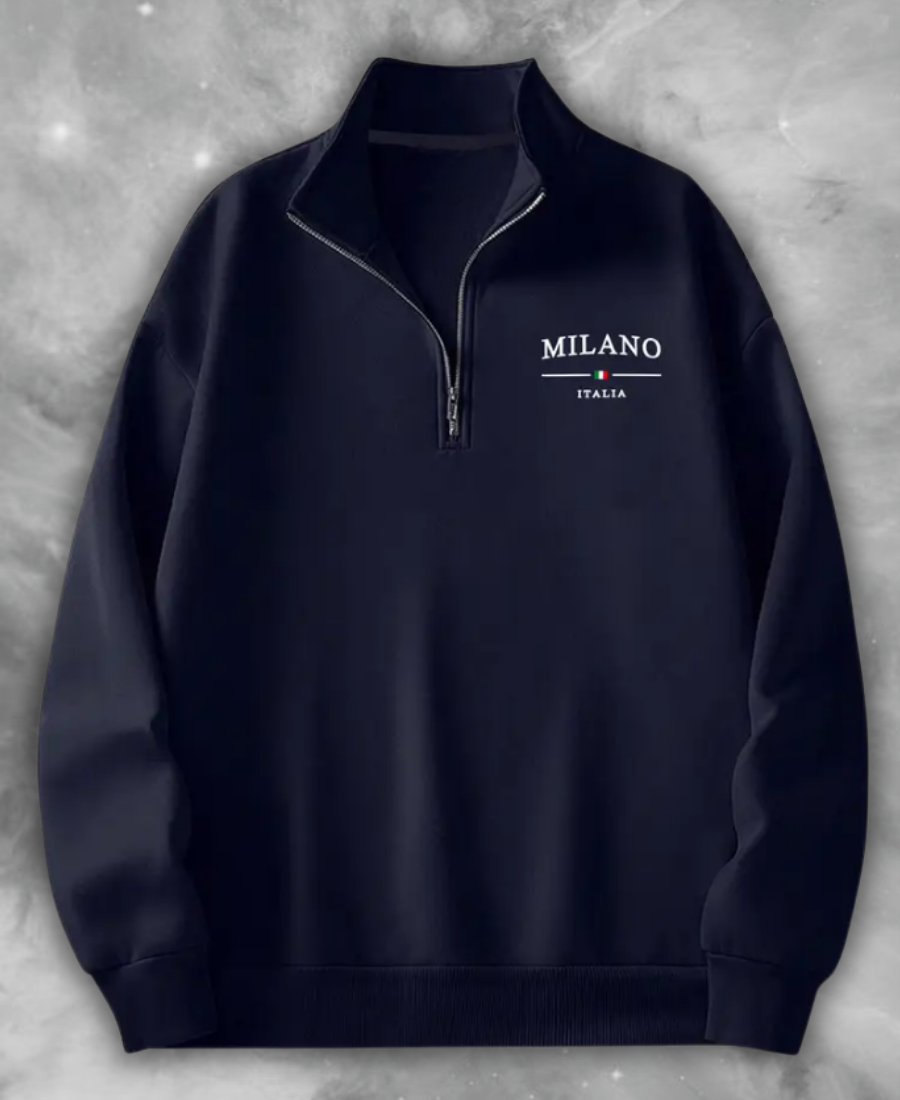 Milano Italy Half-Zip Sweatshirt