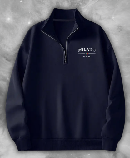 Milano Italy Half-Zip Sweatshirt