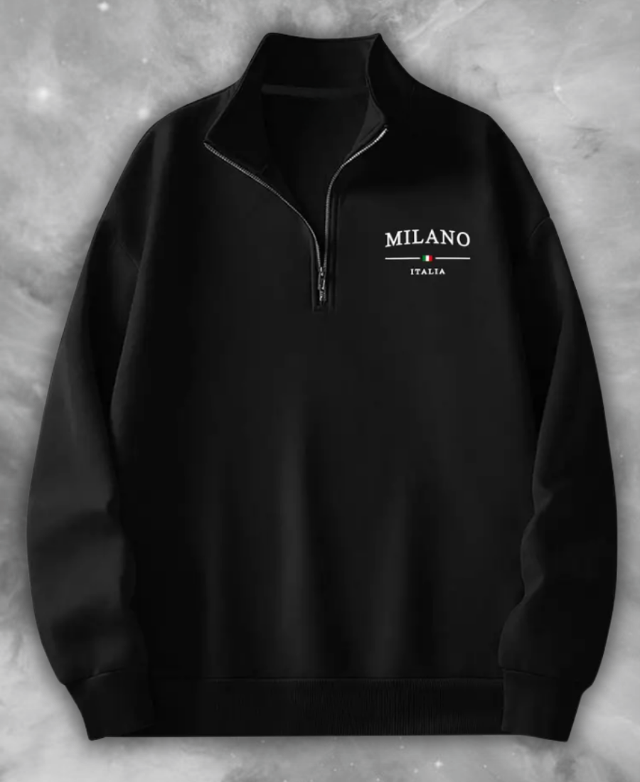 Milano Italy Half-Zip Sweatshirt