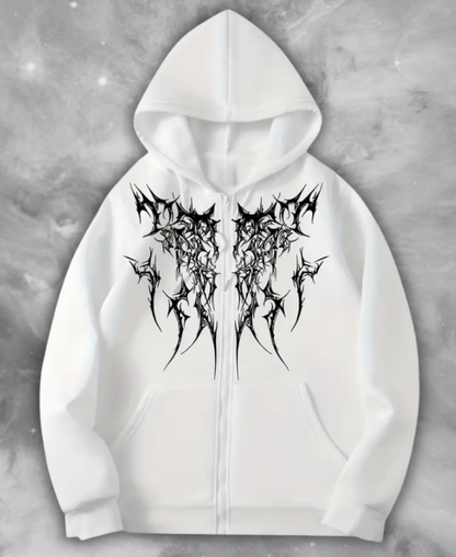 Creption Sharp Zip-Up Hoodie