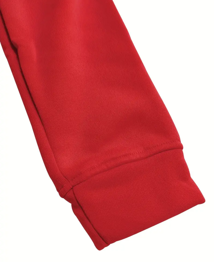 Devotion Red Zip-Up Hoodie