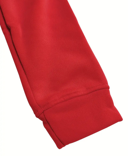 Devotion Red Zip-Up Hoodie