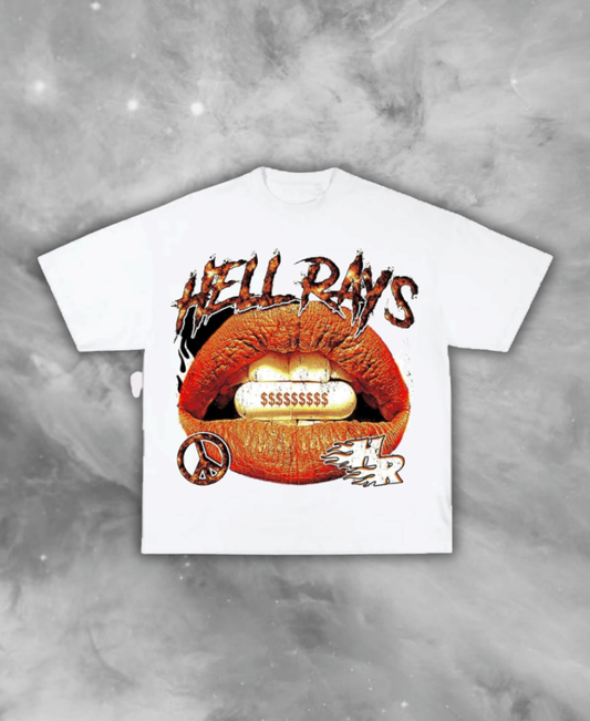 Hell Rays Peace White Tee