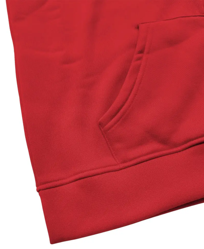 Devotion Red Zip-Up Hoodie