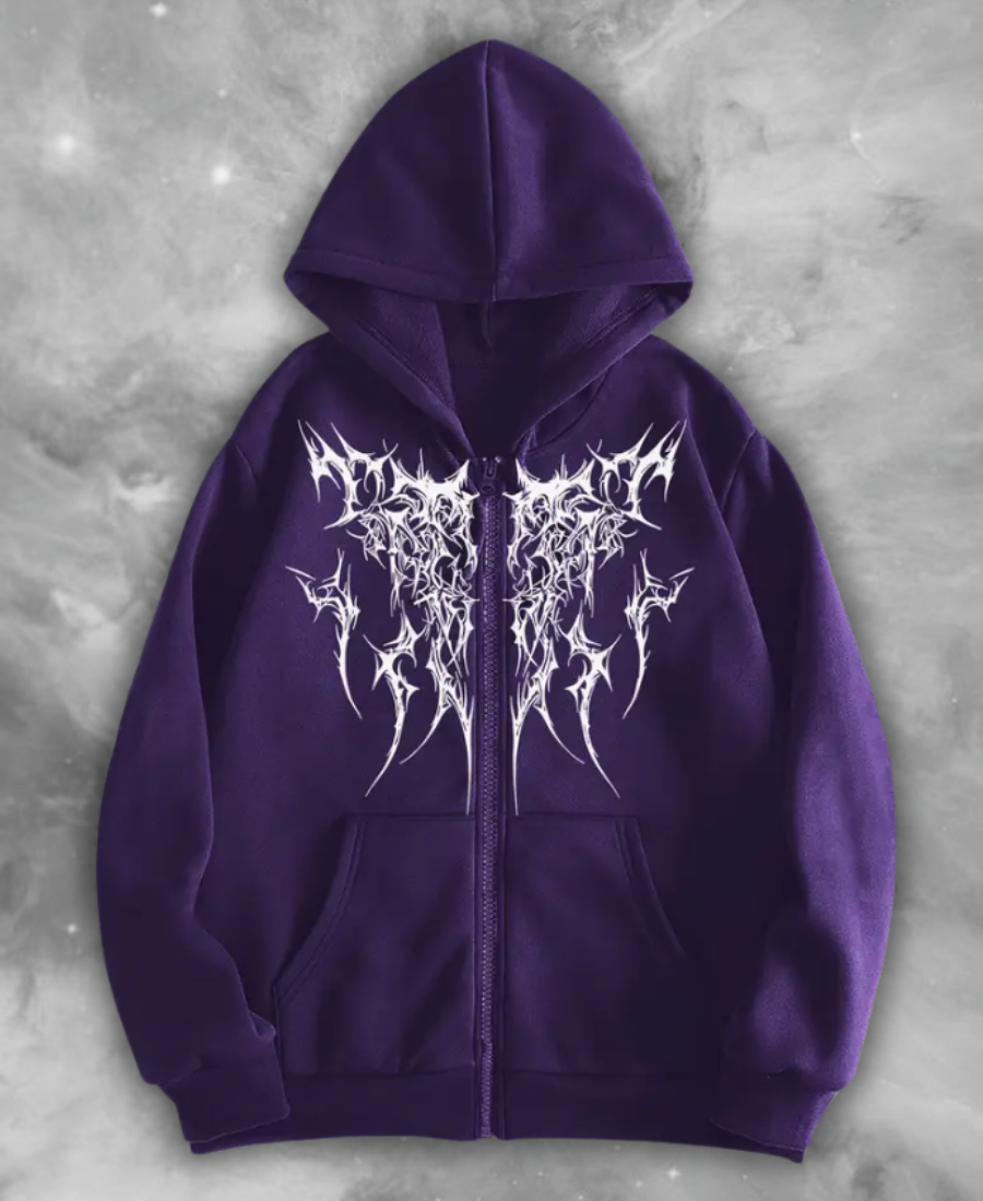 Creption Sharp Zip-Up Hoodie