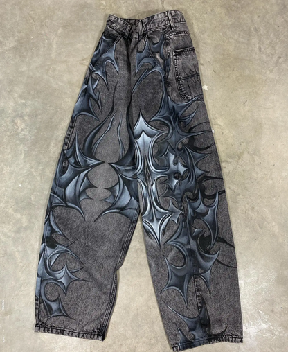 Shurikenny Cross Baggy Pants