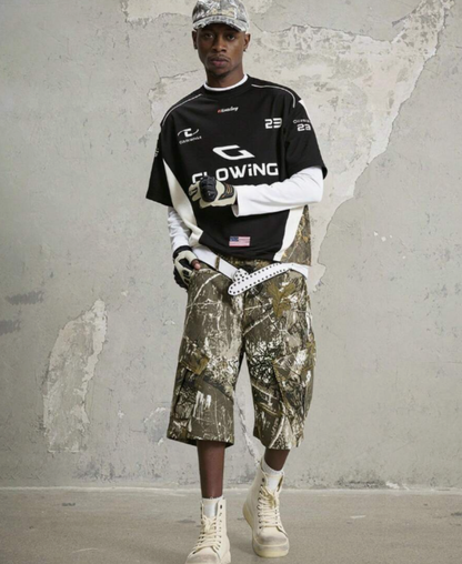 GLOWING 23 USA Camouflage Tee