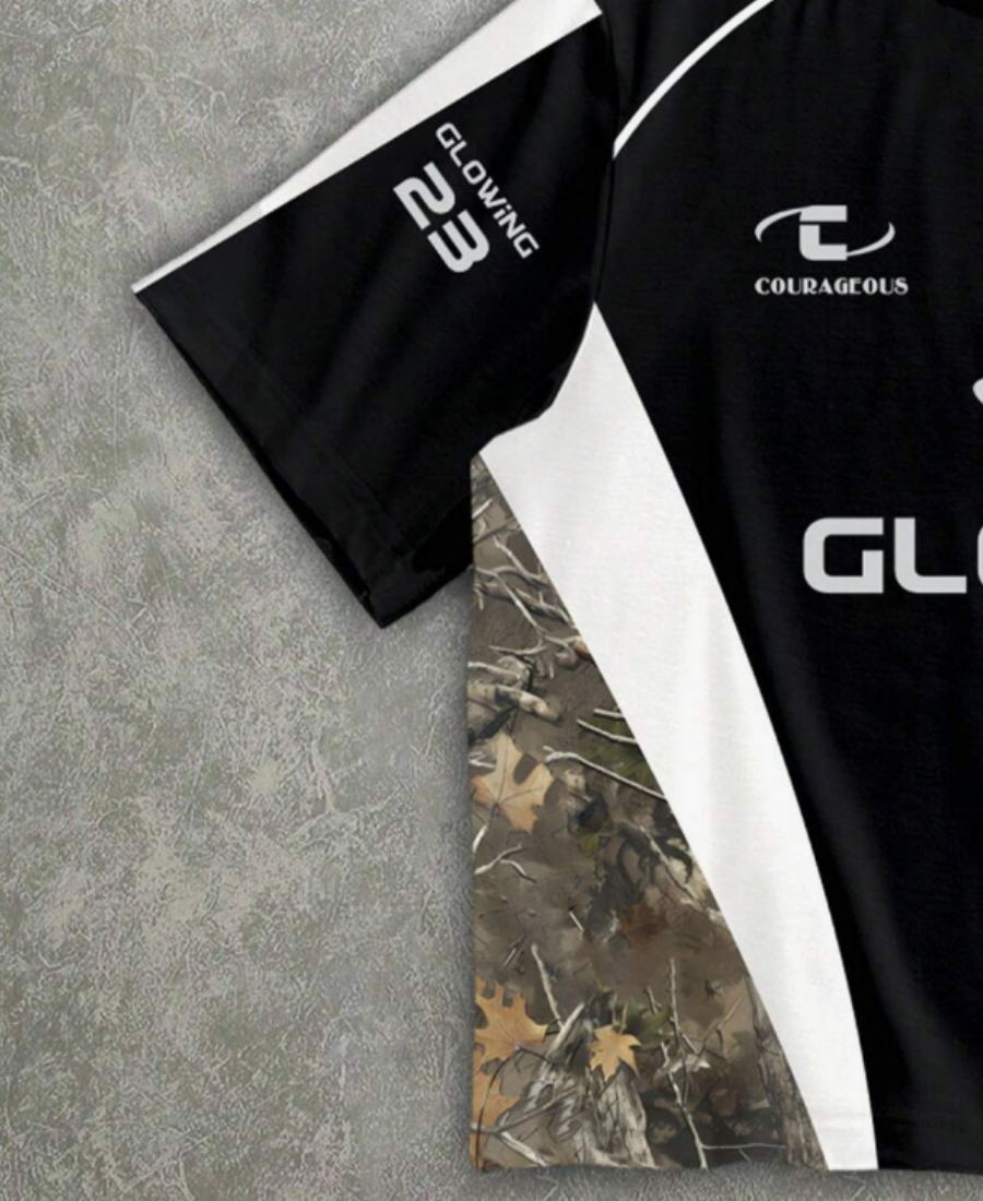 GLOWING 23 USA Camouflage Tee