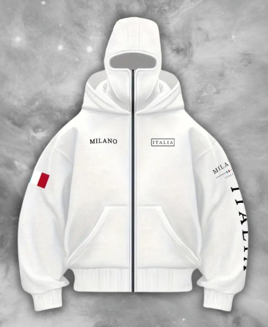 Milano Italy Zip-Up Hoodie