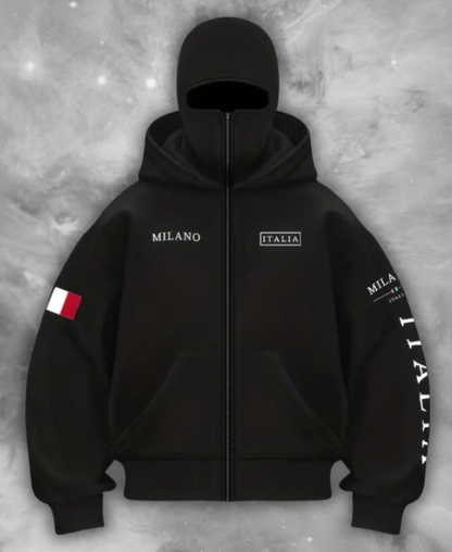 Milano Italy Zip-Up Hoodie