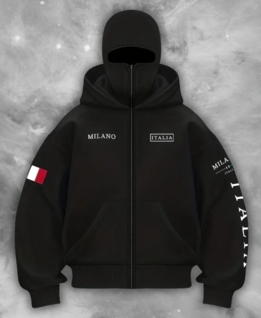 Milano Italy Zip-Up Hoodie