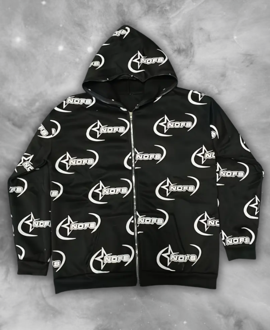 NOFS Star Eclipse Zip-Up Hoodie