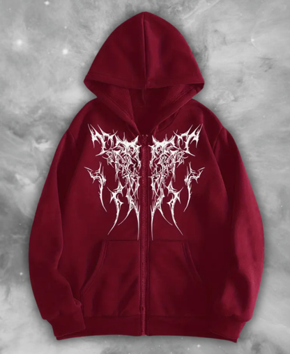 Creption Sharp Zip-Up Hoodie