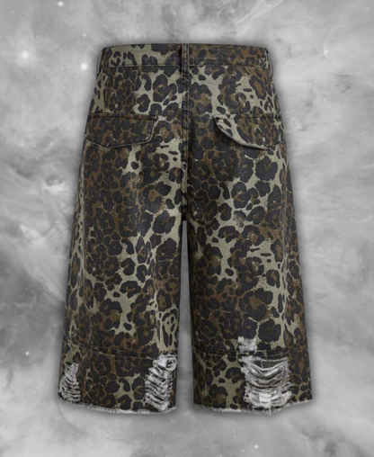 Leviathanic Leopard Kot Şort