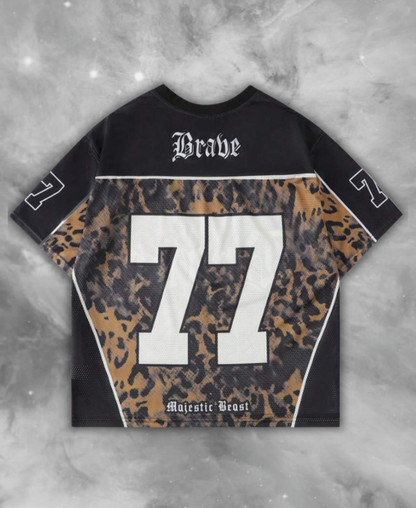 Majestic 77 Beast Leopar Jersey Tee