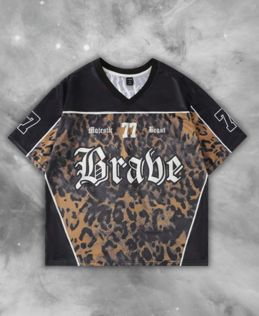 Majestic 77 Beast Leopar Jersey Tee
