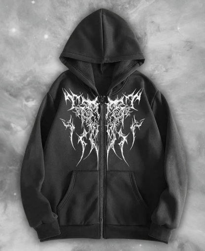 Creption Sharp Zip-Up Hoodie