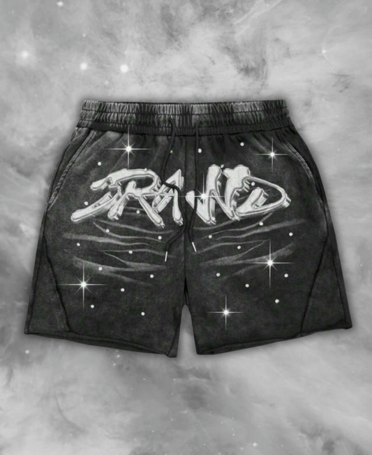 Rand Rhinestone Şort
