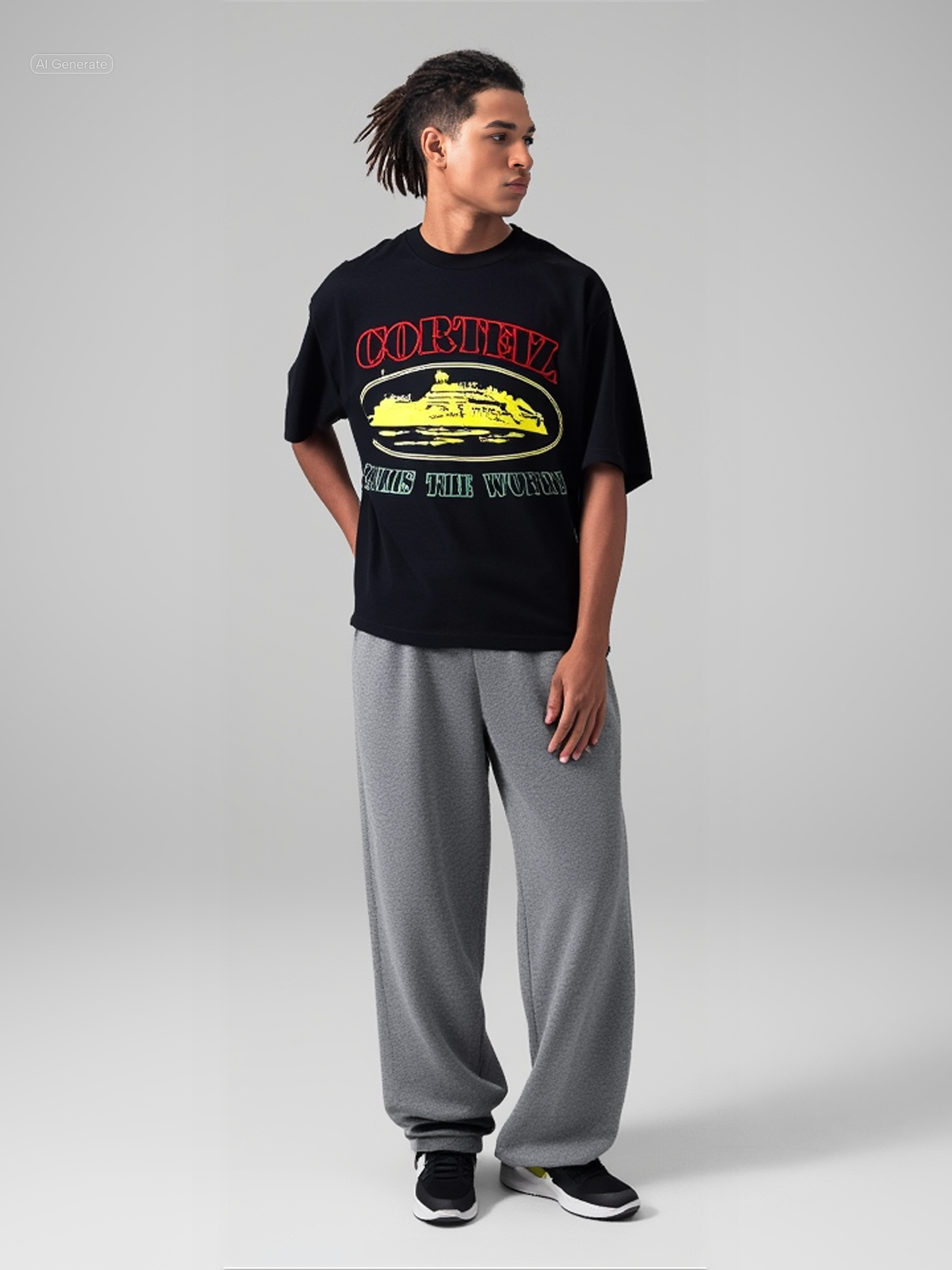 Corteiz Island "Rules The World" Tee