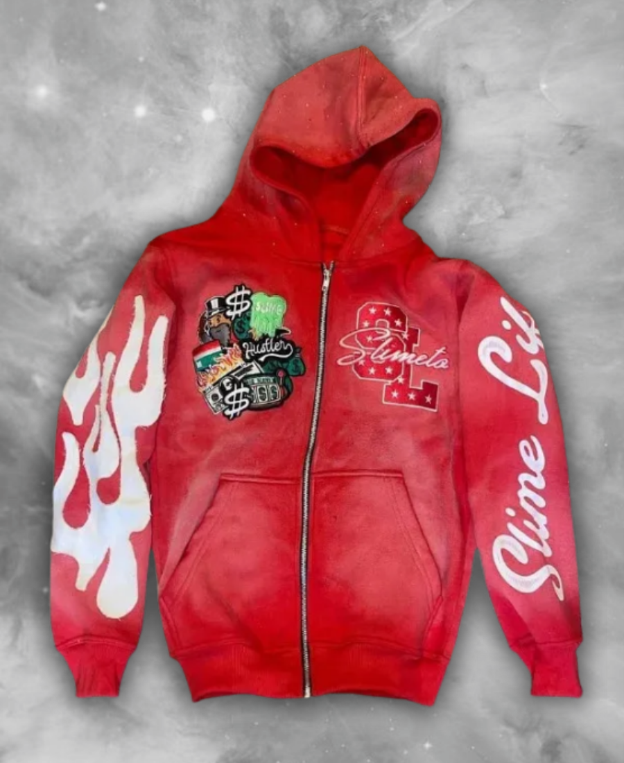 Hustle & Cash Zip-Up Hoodie