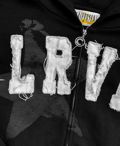 "CLRVNT" Zip-Up Hoodie