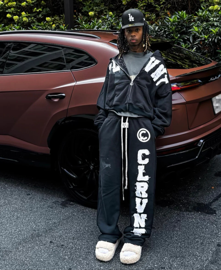 "CLRVNT" Zip-Up Hoodie