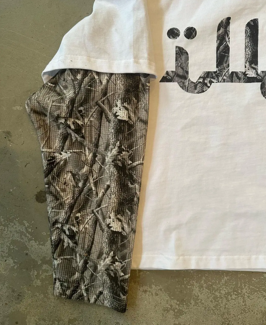 Camouflage Splicing Premium Tee