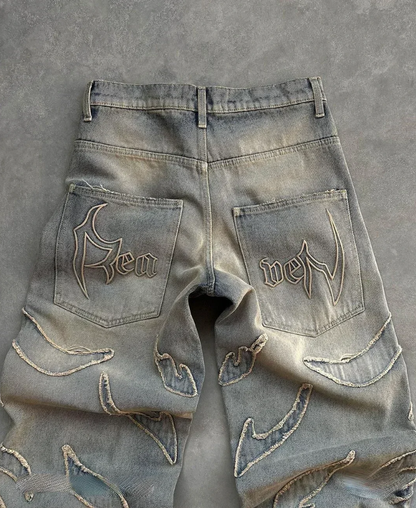 Reaven Patterns Baggy Pants