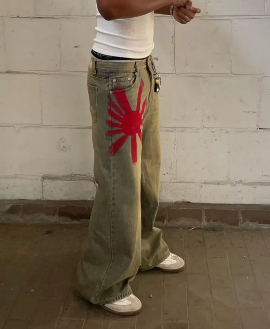 Rising Sun Baggy Pants