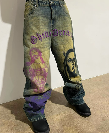 Ghetto Dreams Acid Baggy Pants