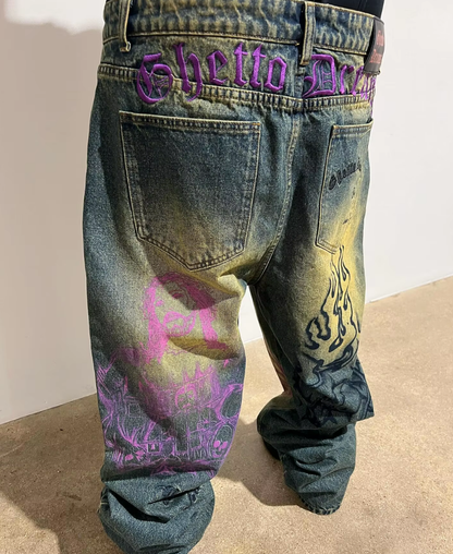 Ghetto Dreams Acid Baggy Pants