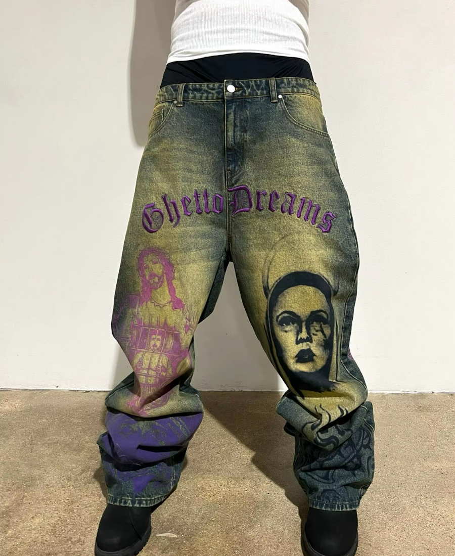 Ghetto Dreams Acid Baggy Pants