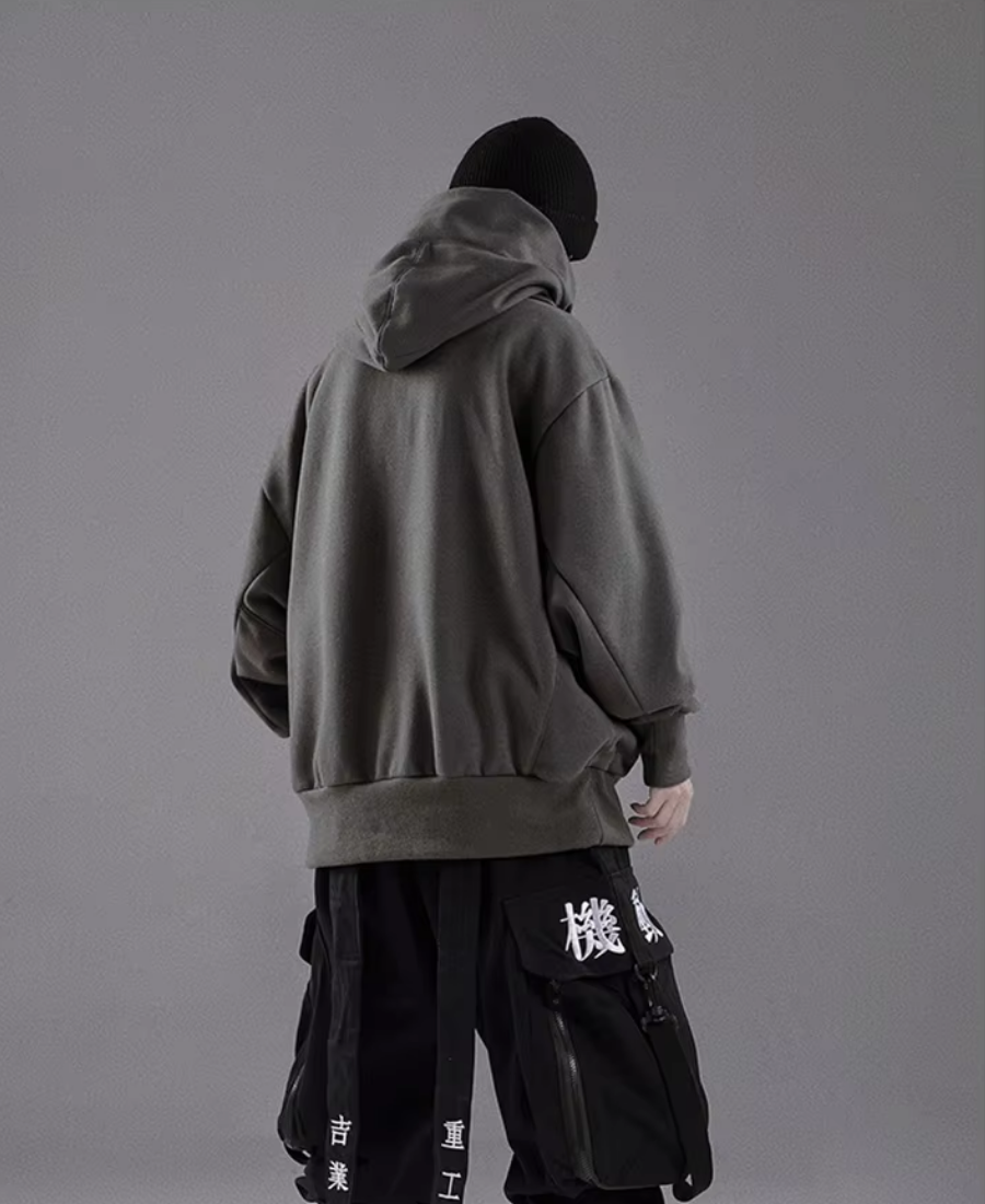 Ninja Double Neckline Sweatshirt