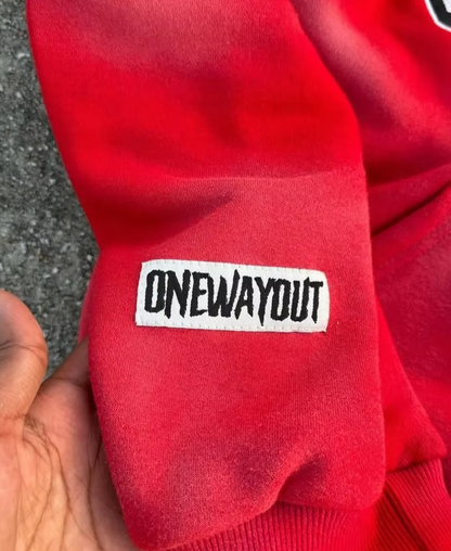 One Way Out "777" Zip-Up Hoodie