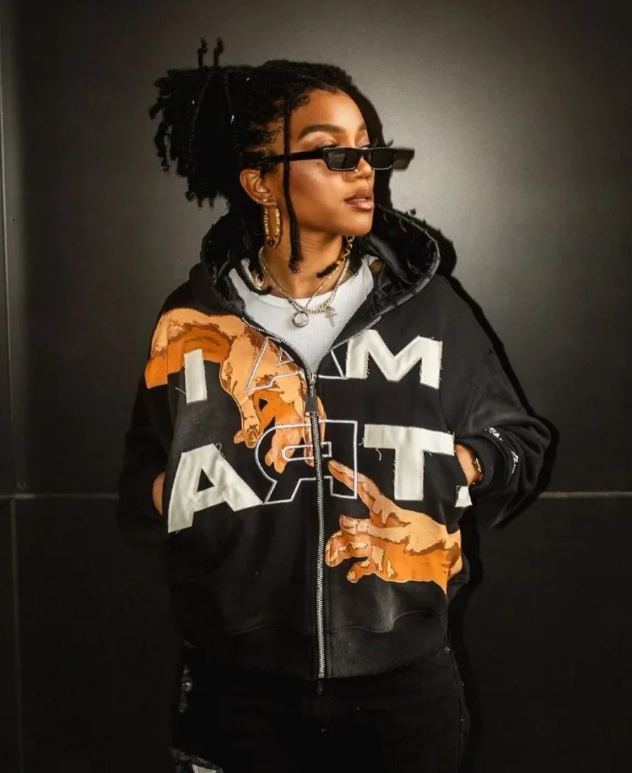 I Am Art Zip-Up Hoodie