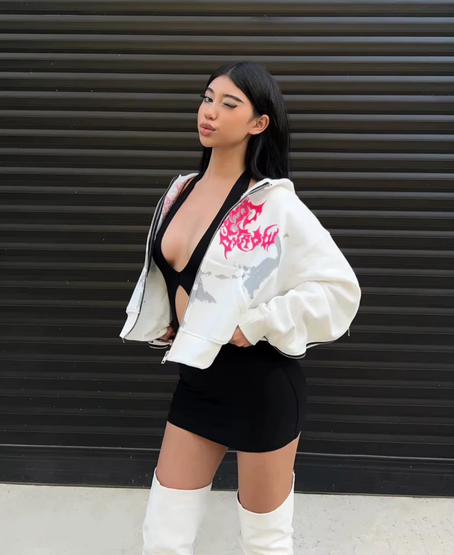 Cozy Worldwide Zip-Up Hoodie