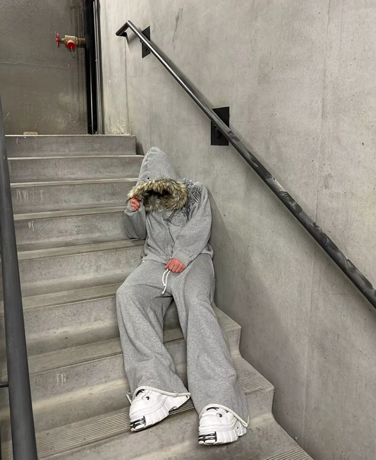 Vintage Furline Zip-Up Hoodie