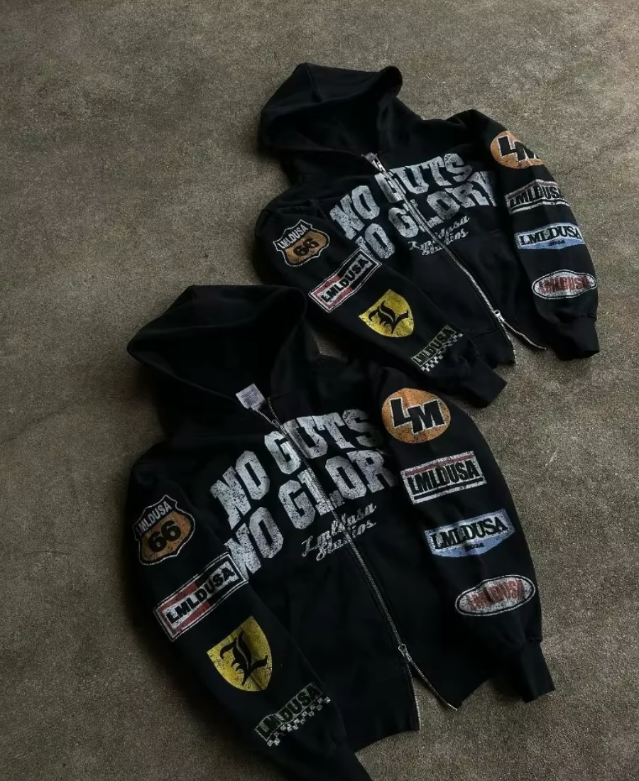 No Guts No Glory Zip-Up Hoodie