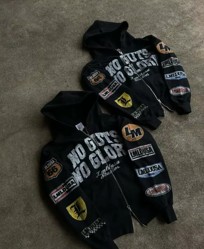 No Guts No Glory Zip-Up Hoodie