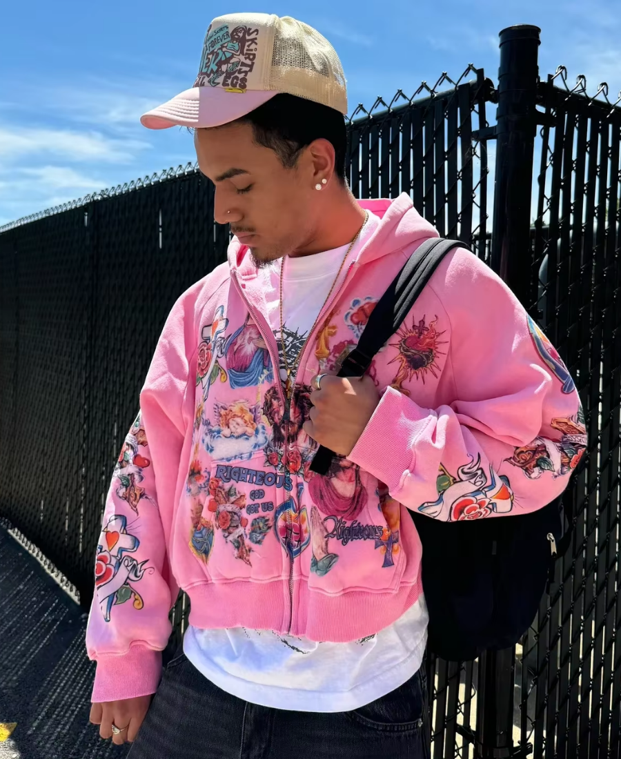 Righteous Pray Zip-Up Hoodie