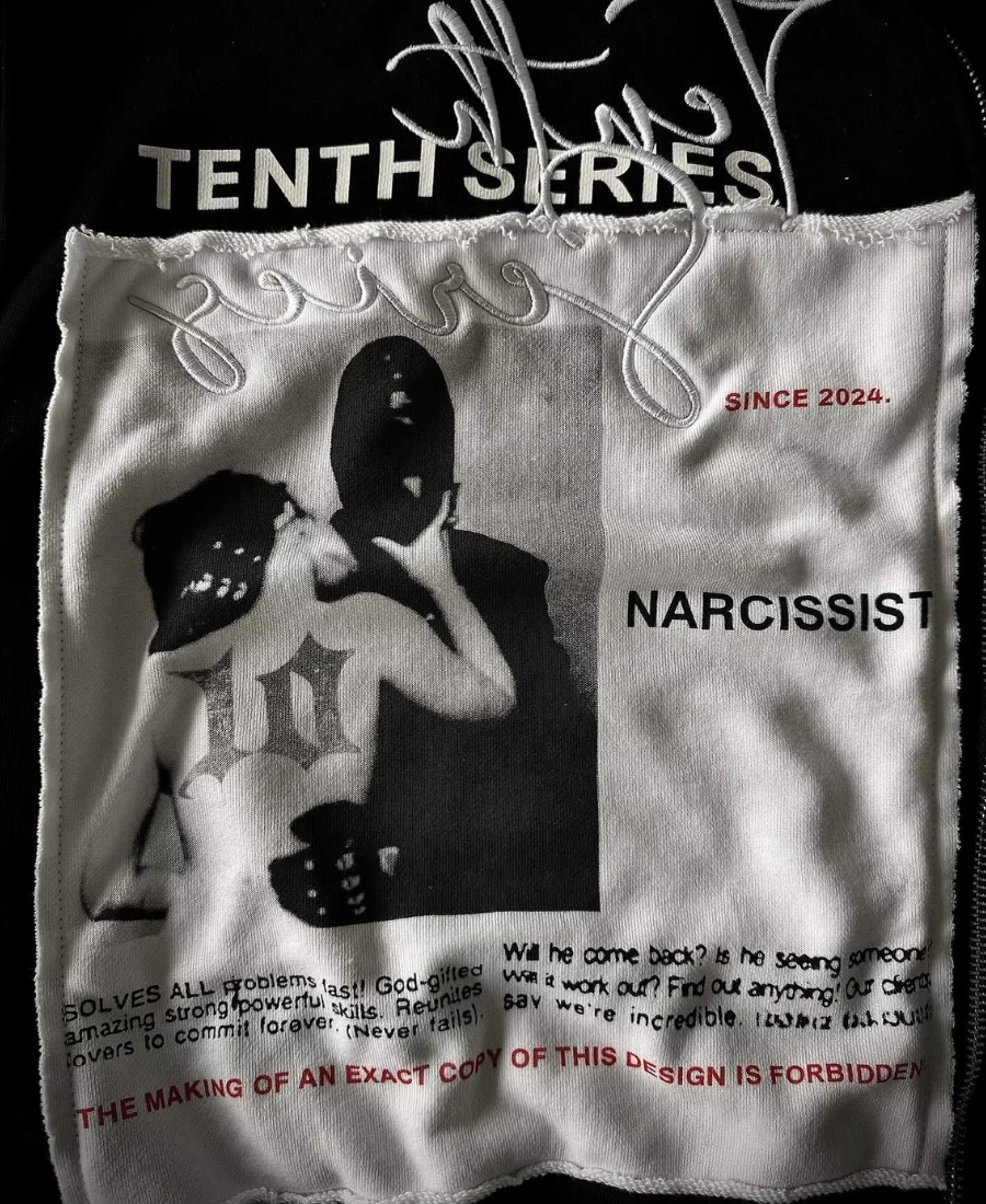 Narcissist 10 Zip-Up Hoodie